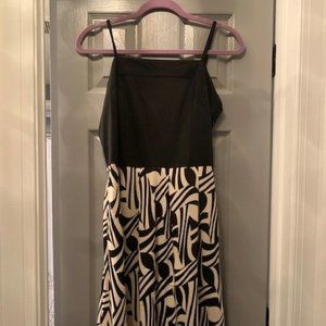 BLACK AND CREAM SUNDRESS